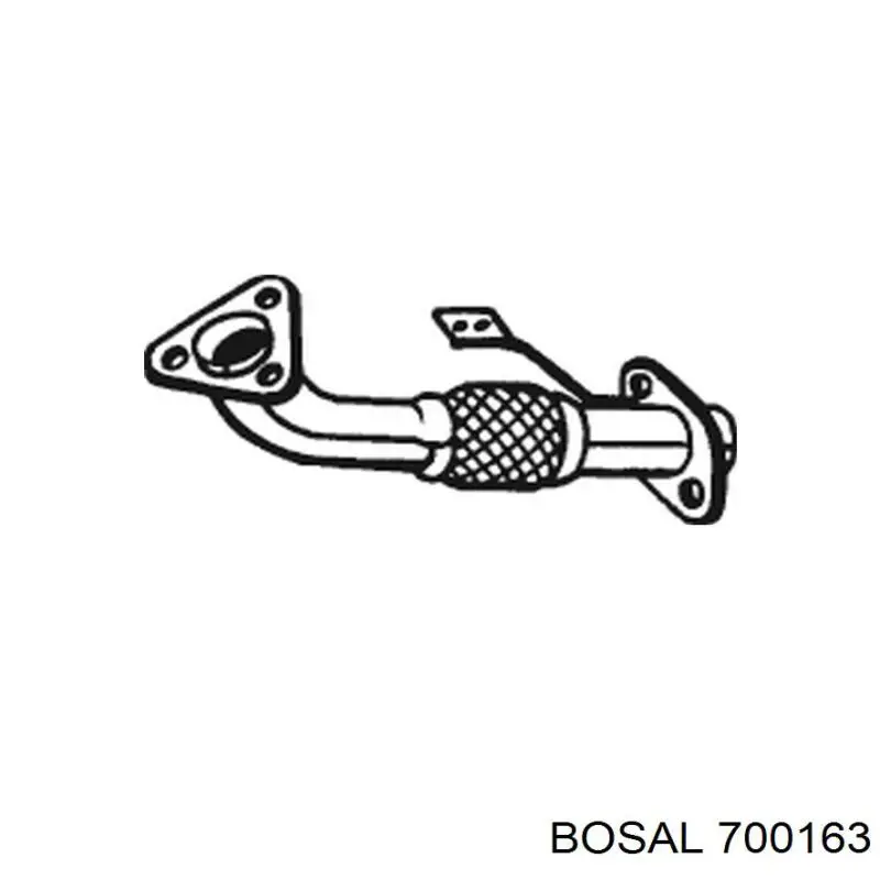 Купити B00203X01A Nissan/Infiniti Труба приймальна (штани) глушника, передня