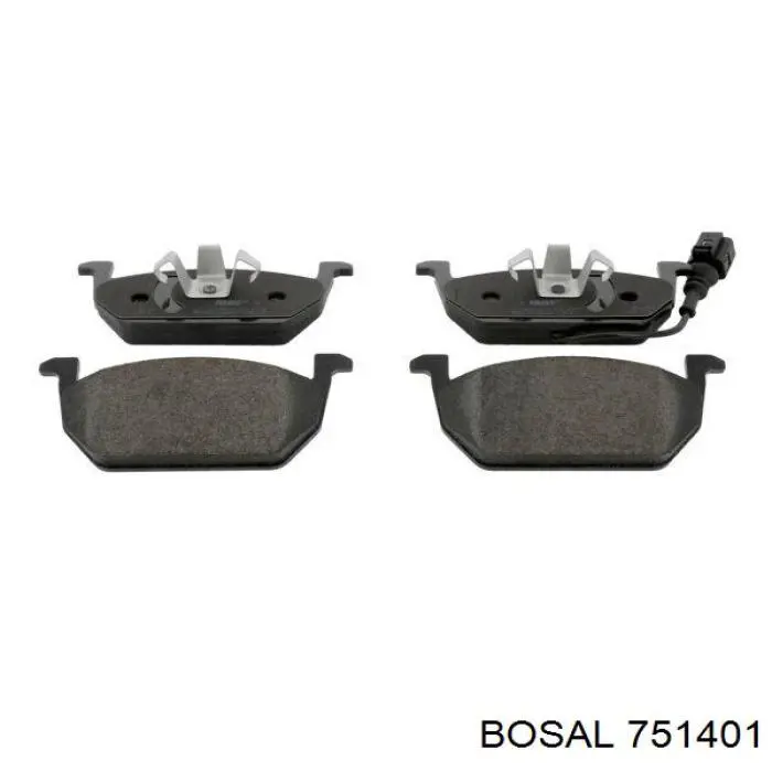 751401 Bosal Глушник, задня частина