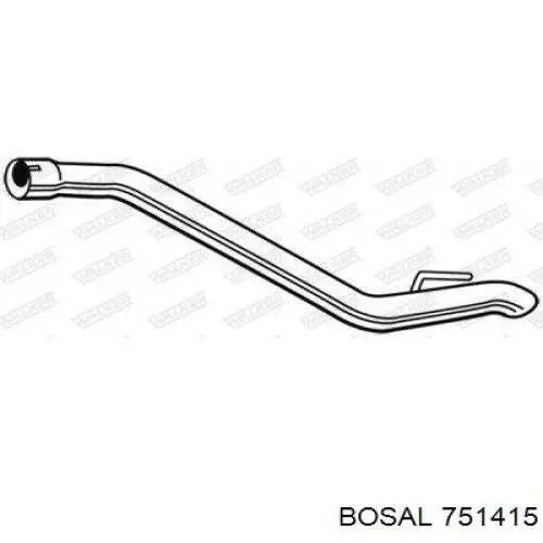 Глушник, задня частина 751415 Bosal