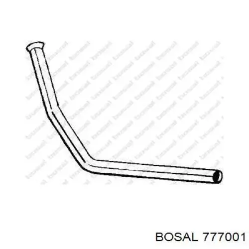 Купити 777001 Bosal Глушник, передня частина