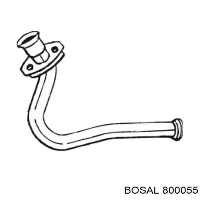 Глушник, центральна частина Bosal 800055