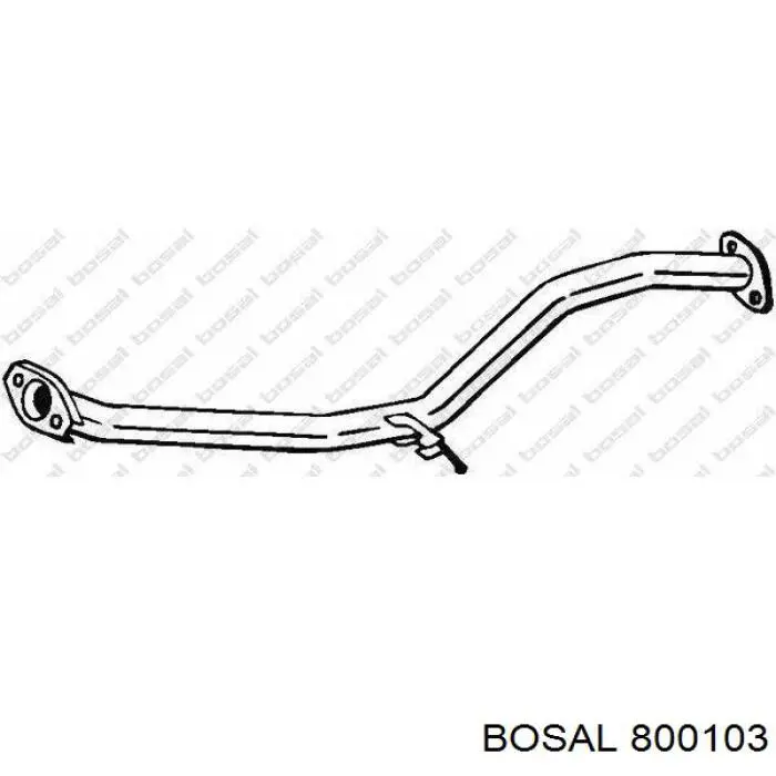 BS800103 Bosal глушник, центральна частина