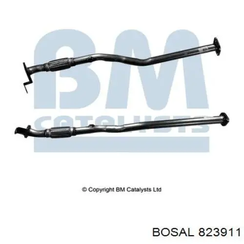 Труба приймальна (штани) глушника, передня Bosal 823911 ціна, від 81.20 USD