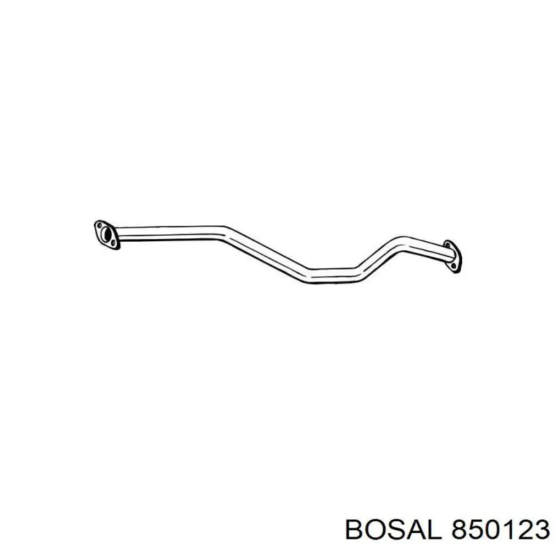BS850123 Bosal глушник, центральна частина