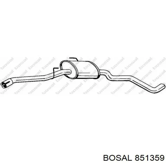 1492207 Ford Штани глушника передні