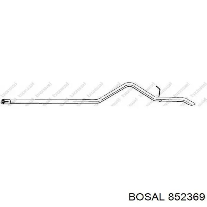 Глушник, центральна частина 852369 Bosal