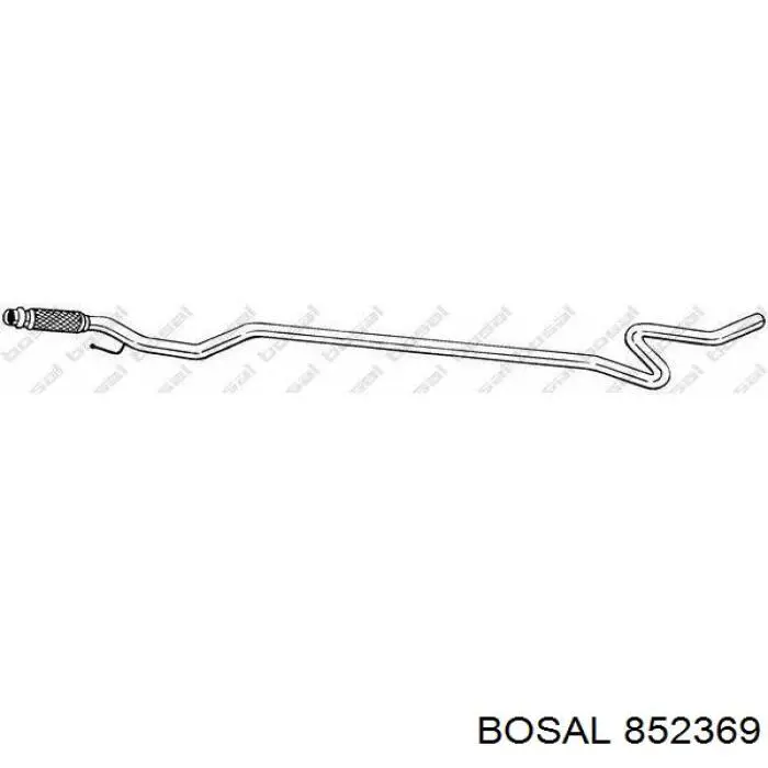 Глушник, центральна частина 852369 Bosal