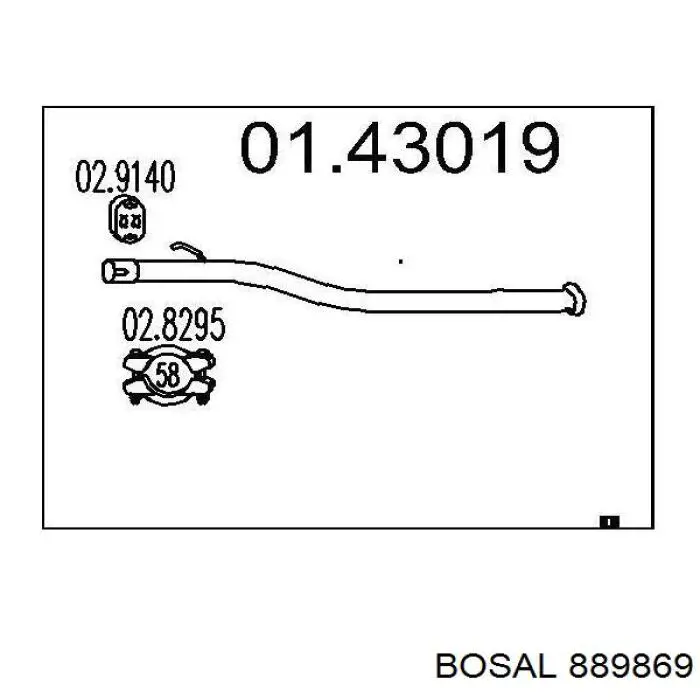 Глушник, центральна частина 889869 Bosal