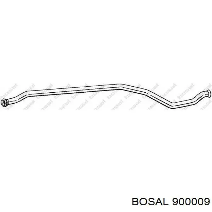 900009 Bosal Середній глушник