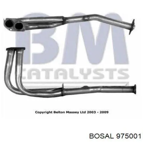 975001 Bosal Середній глушник
