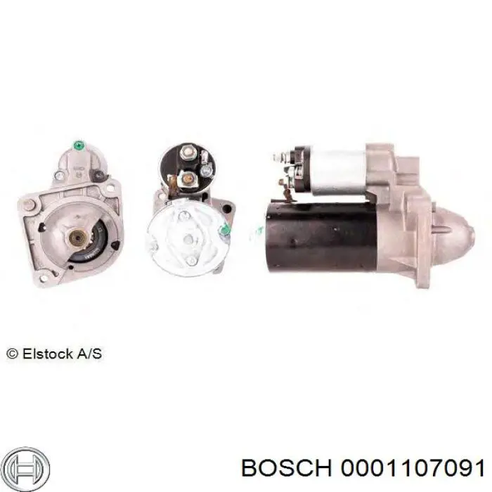 0001107091 Bosch Стартер двигуна