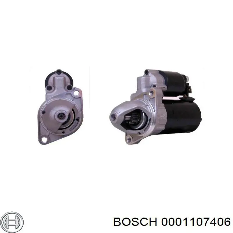 Стартер Bosch 0001107406 ціна, від 57.01 USD