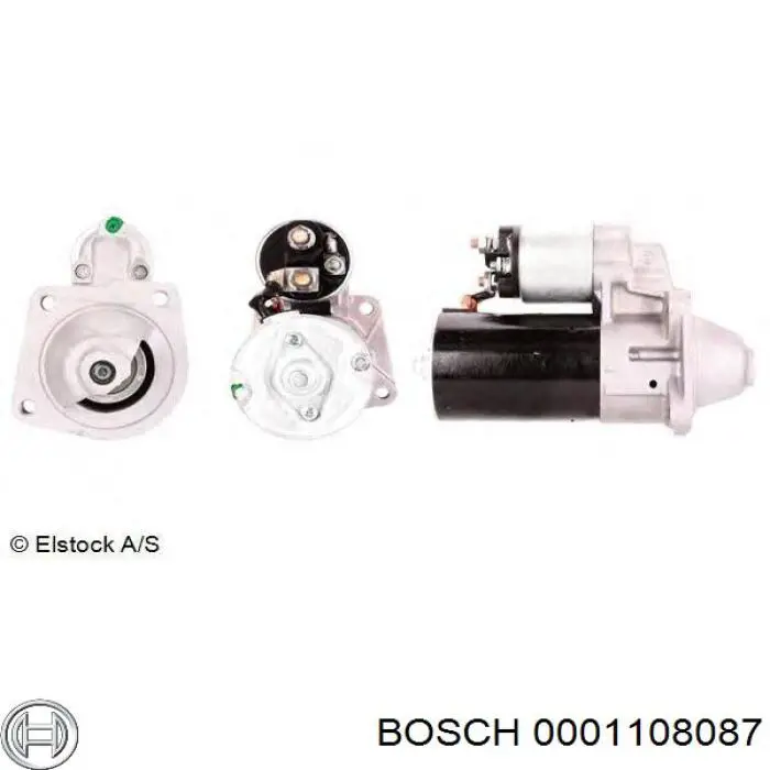 0001108087 Bosch Стартер двигуна