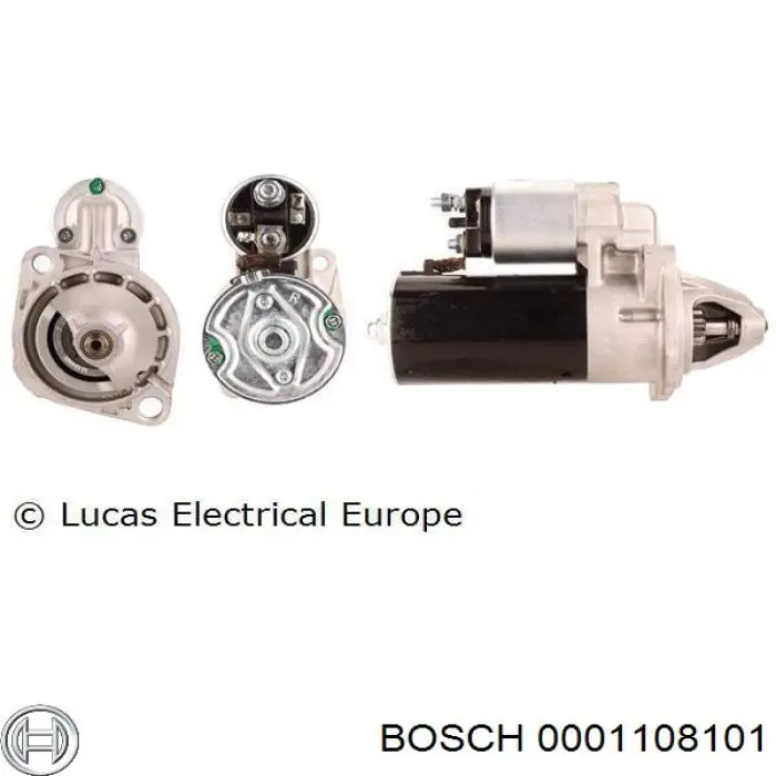 Купити 0001108101 Bosch Стартер