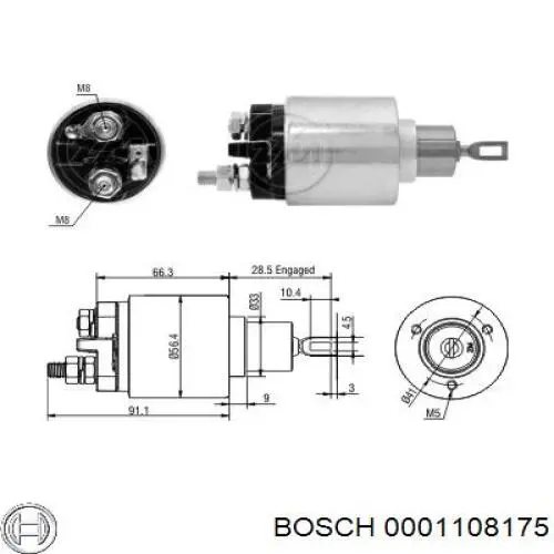 0001108175 Bosch стартер