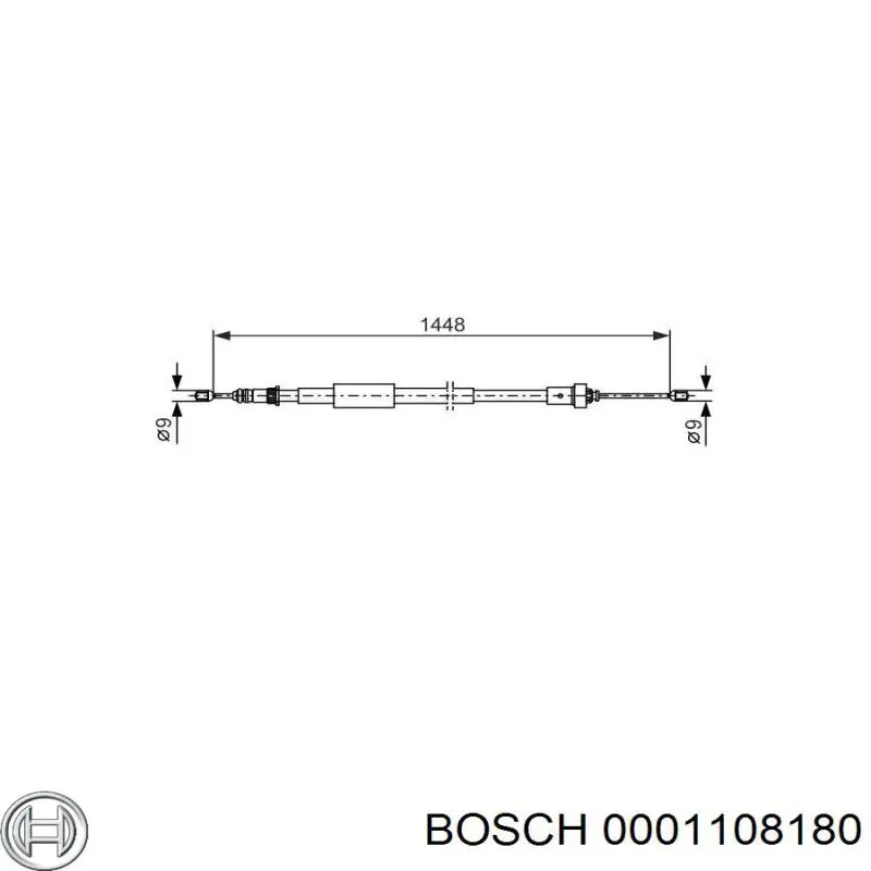 Стартер 0001108180 Bosch