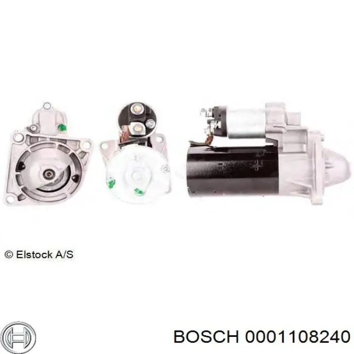 Стартер Bosch 0001108240 ціна, від 78.72 USD
