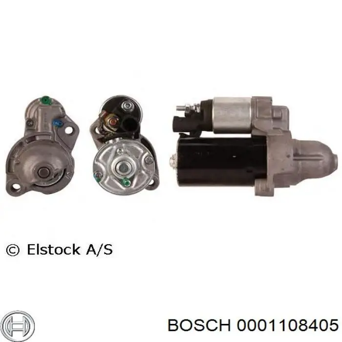 Стартер Bosch 0001108405 ціна, від 65.93 USD