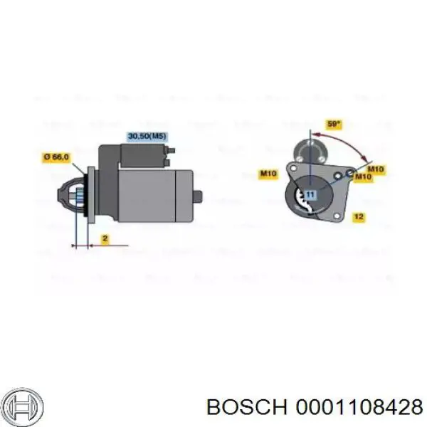 Стартер Renault (RVI) 8200741476B ціна, від 85.40 USD
