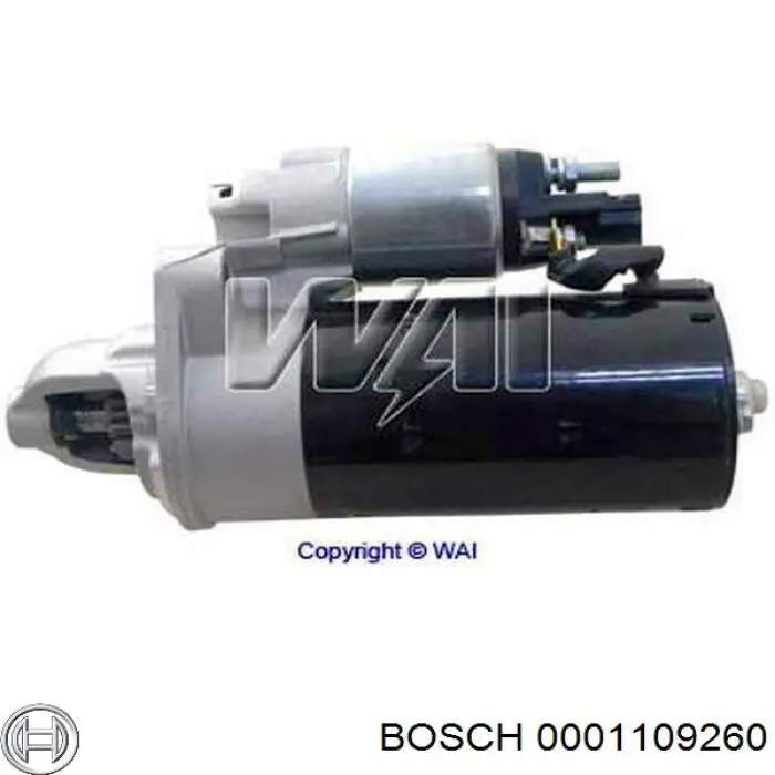 Стартер 0001109260 Bosch