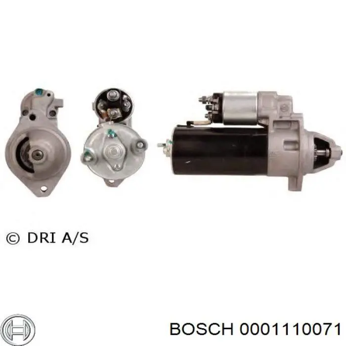 Купити 0001110071 Bosch Стартер