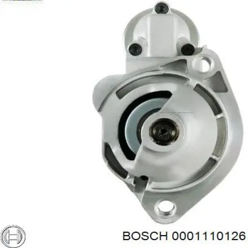 0001110126 Bosch Стартер двигуна