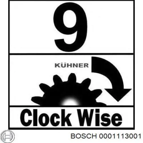 Стартер 0001113001 Bosch