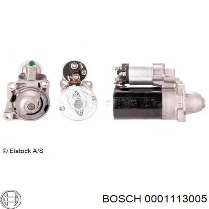 0001113005 Bosch Стартер двигуна