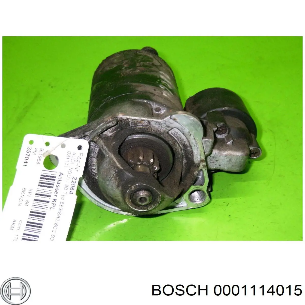 Стартер 0001114015 Bosch