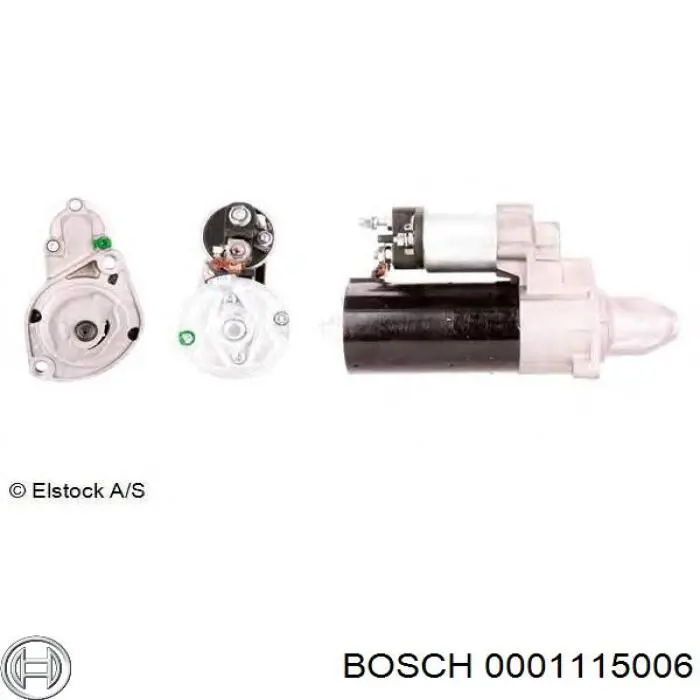 Стартер Bosch 0001115006 ціна, від 88.15 USD