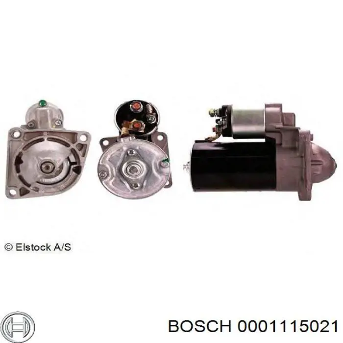 Купити 0001115021 Bosch Стартер