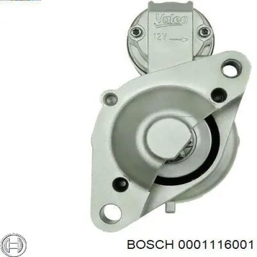 0001116001 Bosch Стартер двигуна