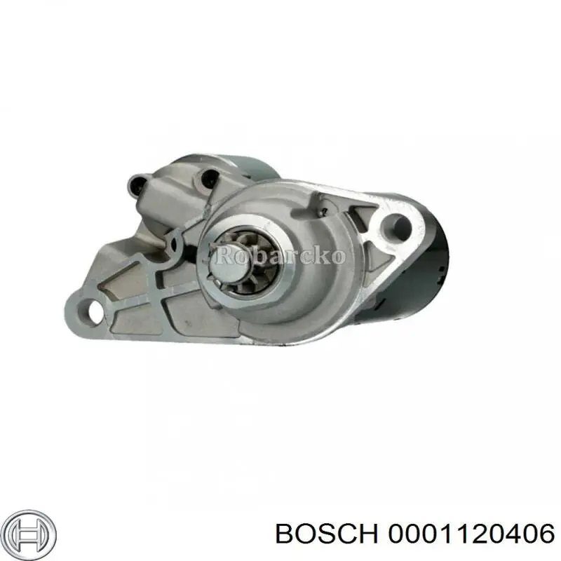 Стартер автомобільний Bosch 0001120406