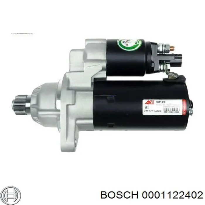 Стартер автомобільний Bosch 0001122402