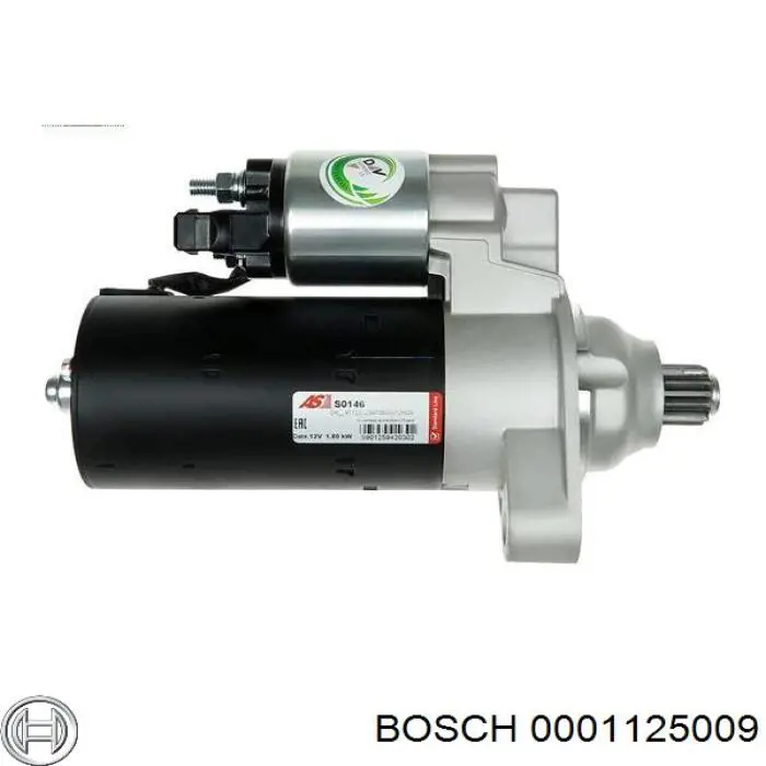Стартер Bosch 0001125009 ціна, від 78.38 USD