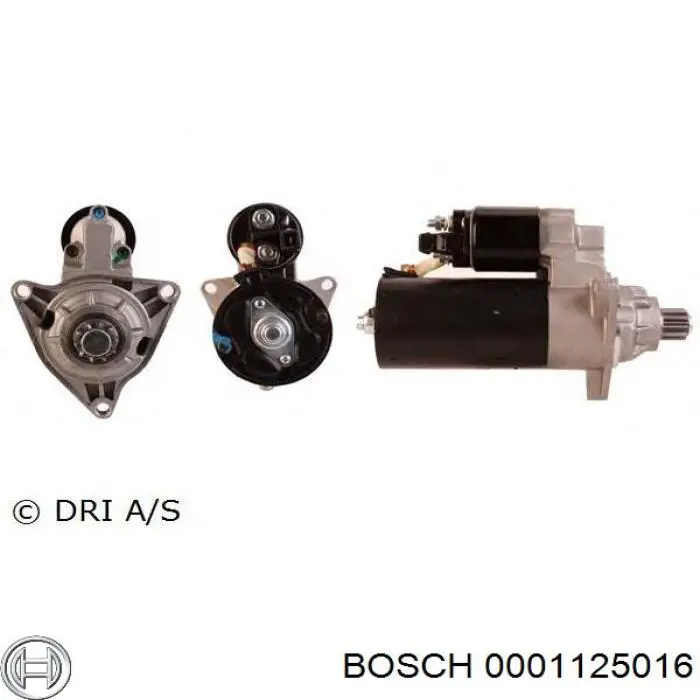 0001125016 Bosch Стартер двигуна