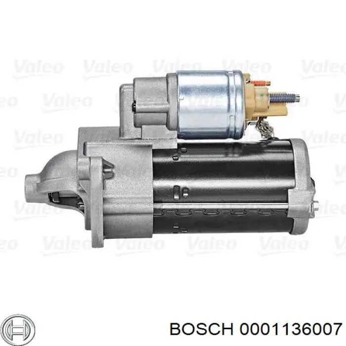 Стартер Bosch 0001136007 ціна, від 58.61 USD