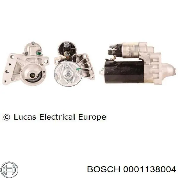 Купити 0001138004 Bosch Стартер