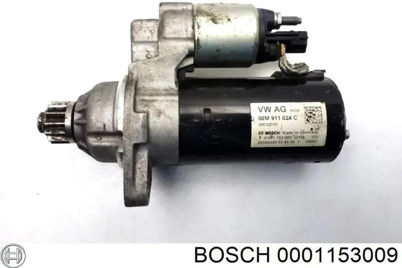 Стартер автомобільний Bosch 0001153009