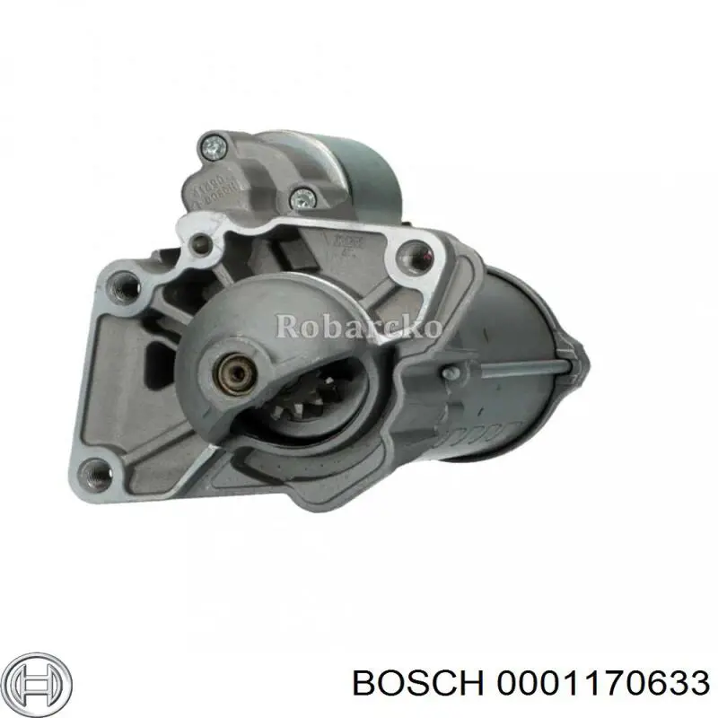 Стартер Bosch 0001170633 ціна, від 75.93 USD