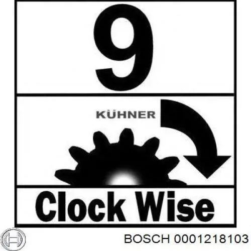 0001218103 Bosch Стартер двигуна