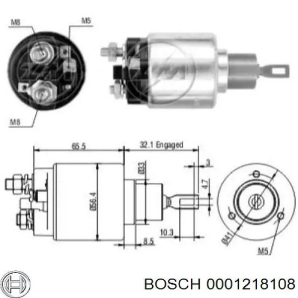 0001218108 Bosch стартер