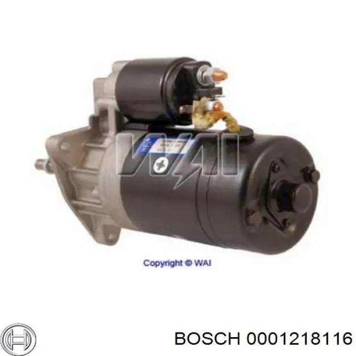 Купити 0001218116 Bosch Стартер