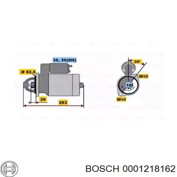 Стартер 0001218162 Bosch