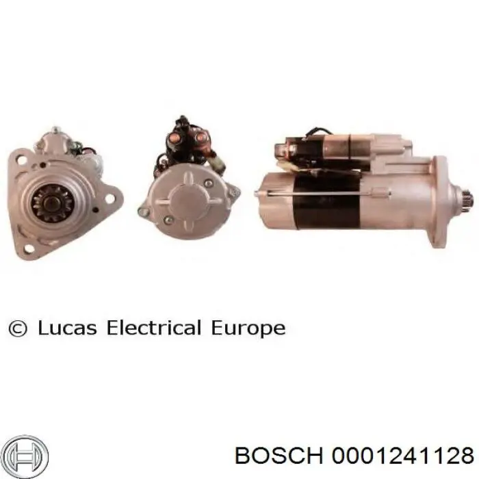 Стартер Bosch 0001241128 ціна, від 350.14 USD