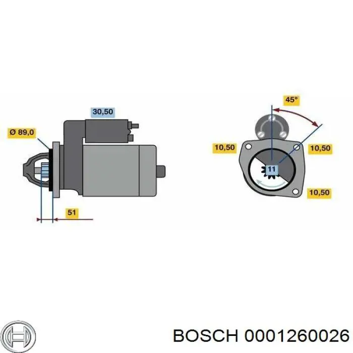 Стартер MS175 Mahle Original