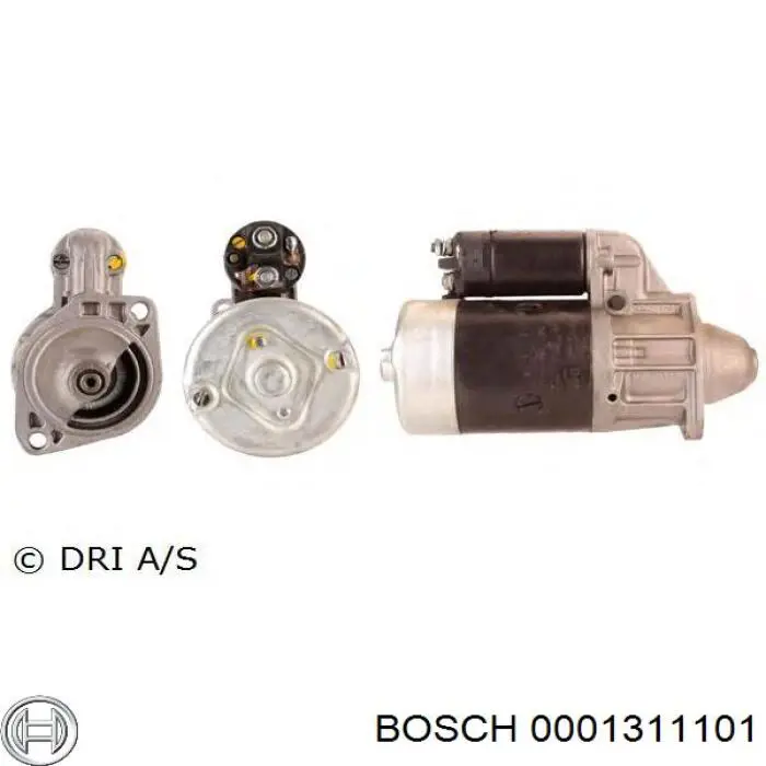 Стартер Bosch 0001311101 ціна, від 506.76 USD
