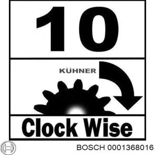 Стартер Bosch 0001368016 ціна, від 185.27 USD