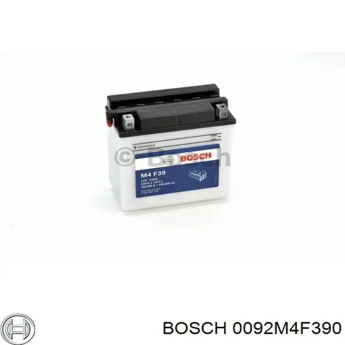 0092M4F390 Bosch акумуляторна батарея, акб