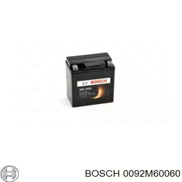 0092M60060 Bosch акумуляторна батарея, акб